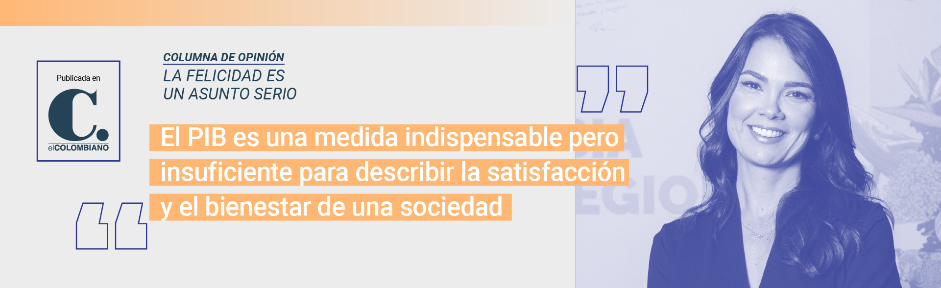 Rostro María Bibiana Botero, Presidenta Ejecutiva de Proantioquia