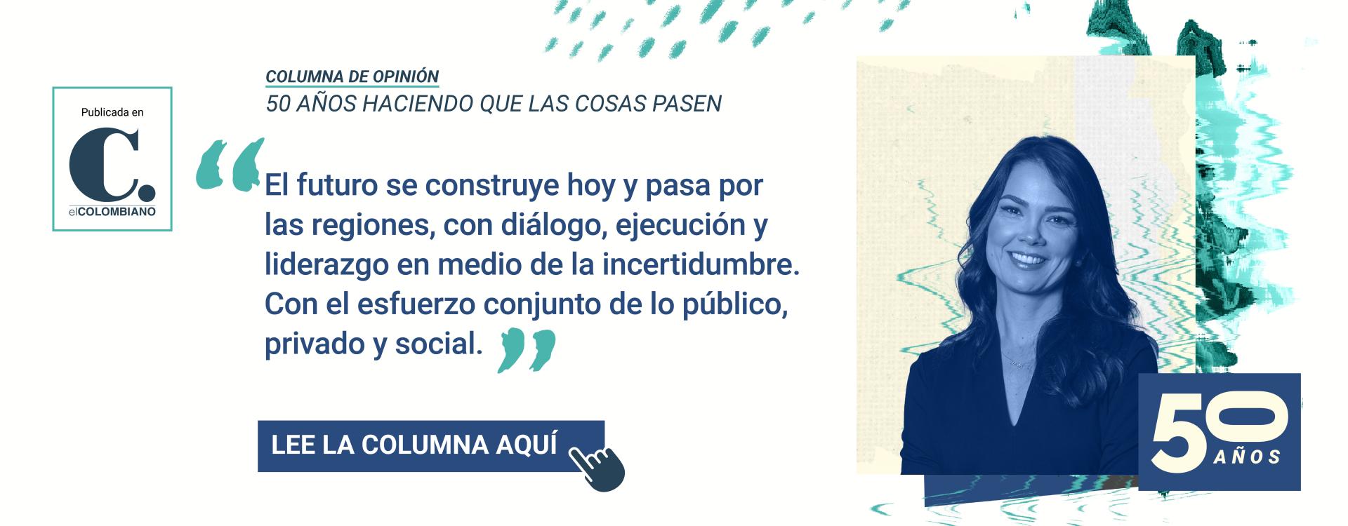 50 años haciendo que las cosas pasen - banner home