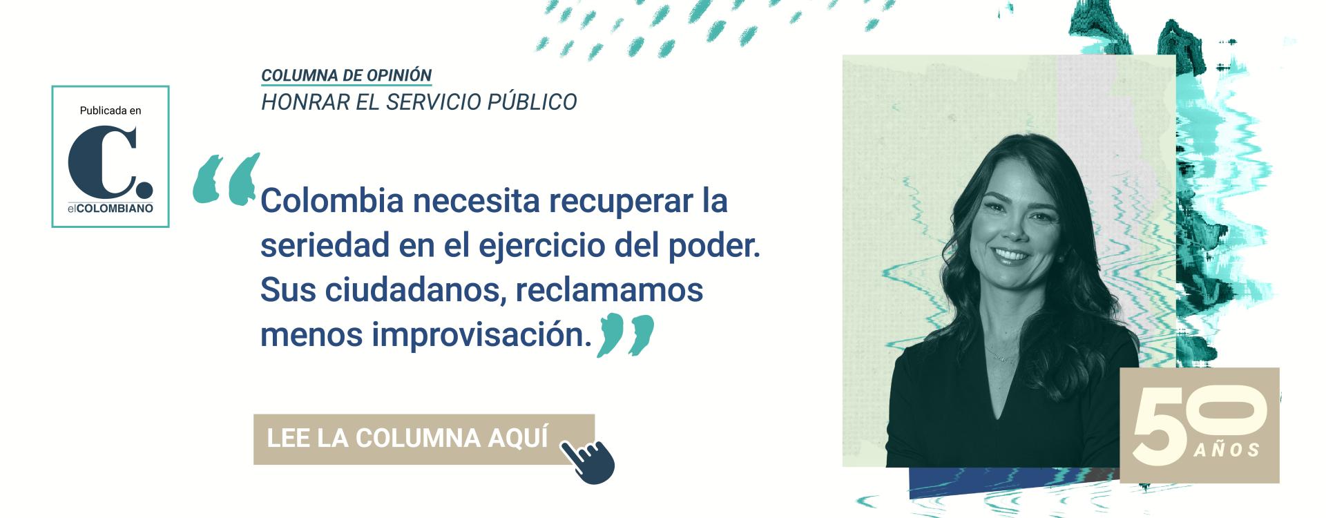 Honrar el servicio público - banner home