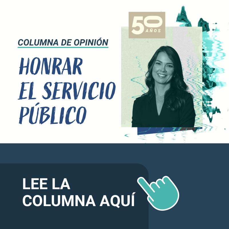 Honrar el servicio público - banner home